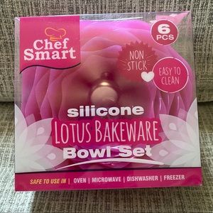 Chef Smart Lotus Bakeware Silicone Bowl Set